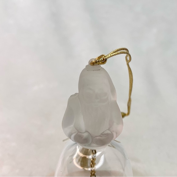 Lenox Crystal Saint Nicholas Bell Ornament Christmas Collectible Vintage 1989 - Picture 7 of 9